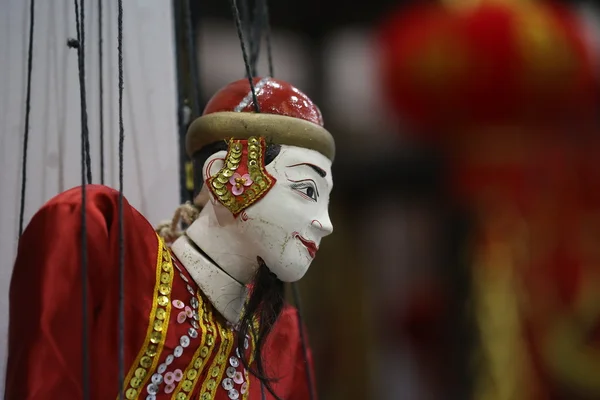 Puppet Souvenir Myanmar Tradition Dolls — Stock Photo, Image