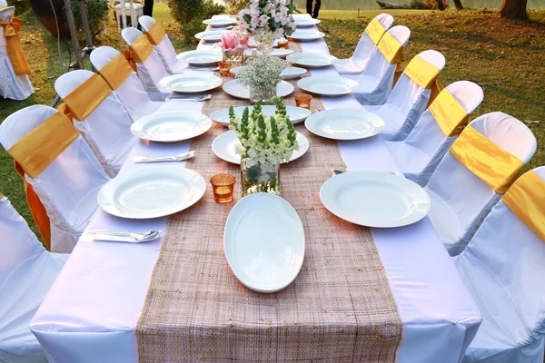 Table Plate Set Ceremony — 스톡 사진