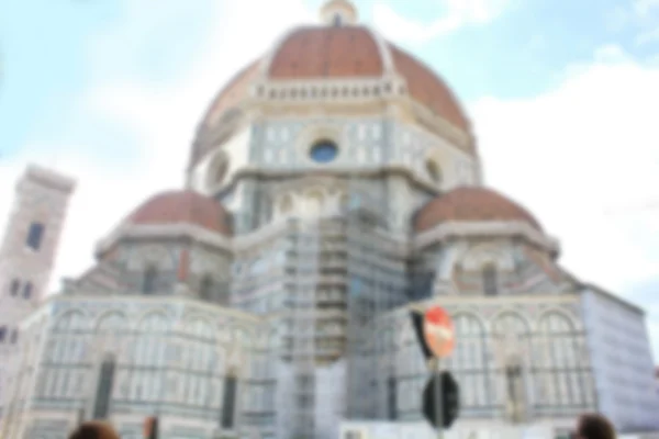 Розмитий Собор Санта Марія Дель Фіор Флоренції Італія — стокове фото