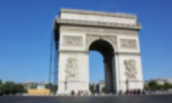 Розмито Арку Перемоги Парижі Франція — стокове фото