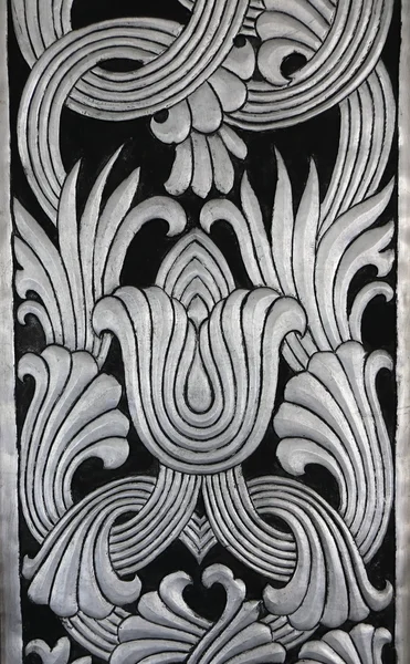 Plata Arte Artesanía Textura Fondo Tailandia — Foto de Stock