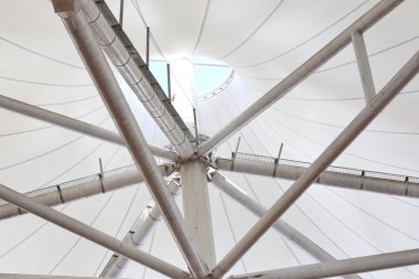 çatı yapısını boru