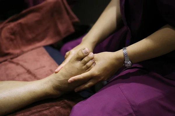 Women Hand Foot Massage Spa — Stock Photo, Image