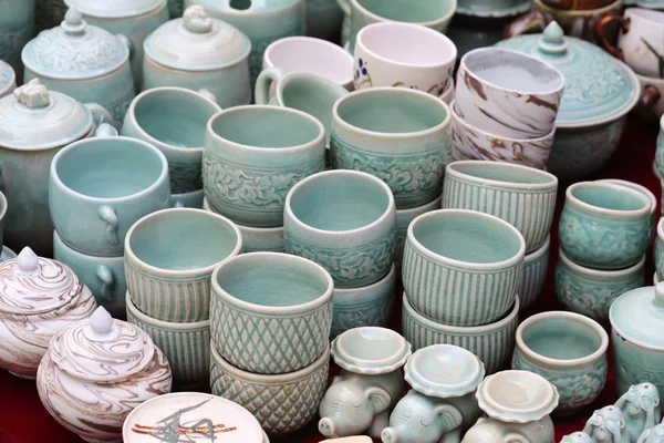 Old Ceramic Pot Shop — Stock Photo, Image