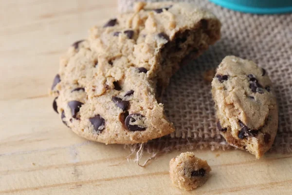 Galletas Chocolate Primer Plano — Foto de Stock