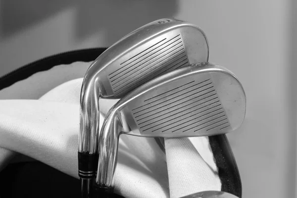 Primer Plano Golf Putter Cabeza — Foto de Stock