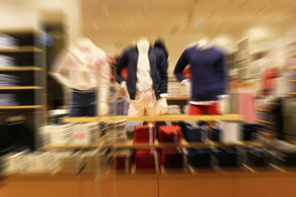 Blurred Cloth Shopping Mall Background — Stock Photo, Image