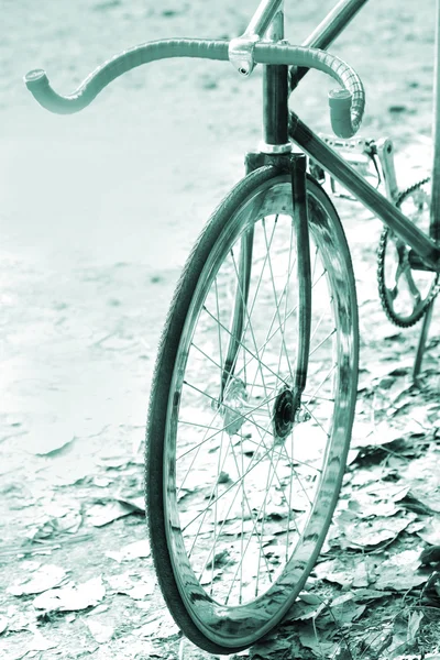 Retro Tone Vintage Bicycle — Stock Photo, Image