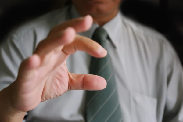 Hombre de negocios mano, concepto — Foto de Stock