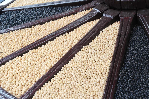 Close up mix soybean background — Stock Photo, Image