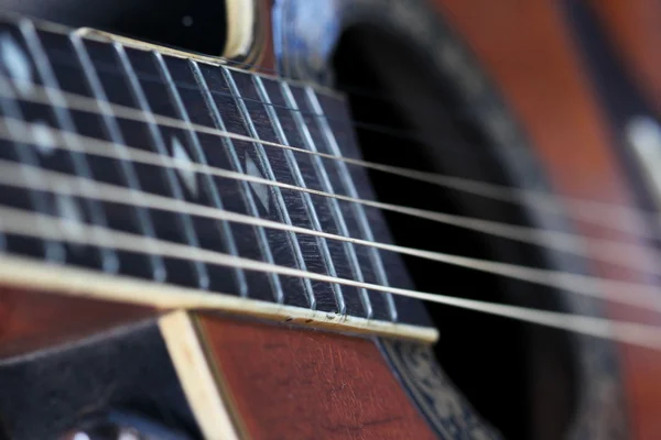 Cerrar la guitarra, tocar el concepto de música —  Fotos de Stock