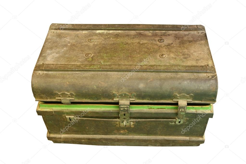 ancient metal box ,treasure Chest