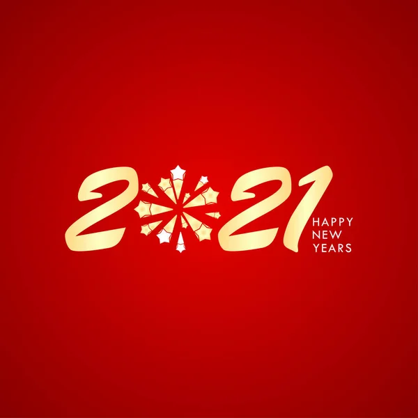 Happy New Years 2021 Celebration Vector Template Design Illustration