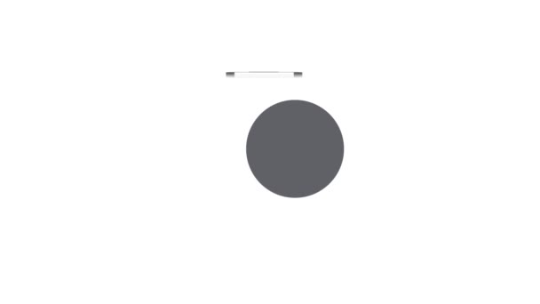 Animacja Baterii Ikoną Znaku Lub Izolacja Białym Tle — Wideo stockowe