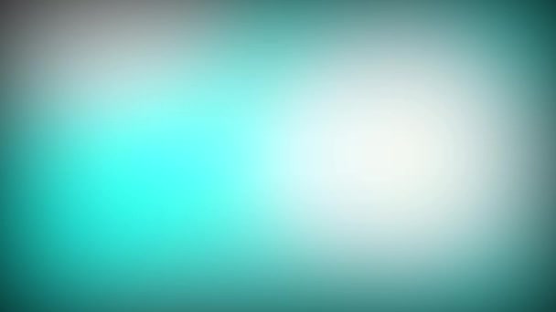Colore Blu Verde Gradiente Bokeh Sfondo Movimento Variazione Verde Scuro — Video Stock