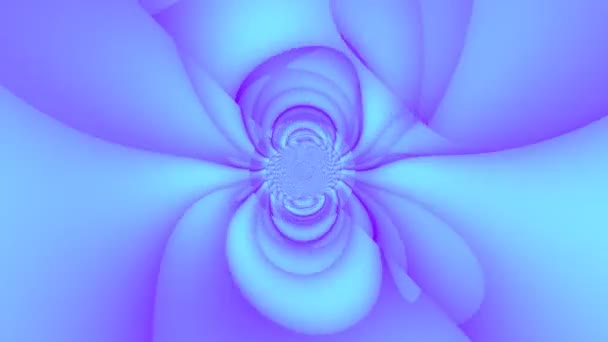 Clip Imágenes Movimiento Abstracto Color Con Hermosas Plumas Azules — Vídeo de stock