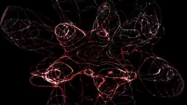 Множественные Мыльные Пузыри Эволюции Цвета Съемки Движения Клип Одновременным Вращением — стоковое видео