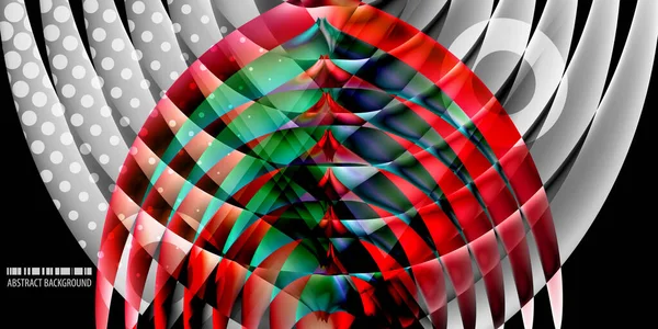 Plantilla Gráfica Creativa Fondo Colorido Abstracto Con Múltiples Formas Geométricas — Vector de stock