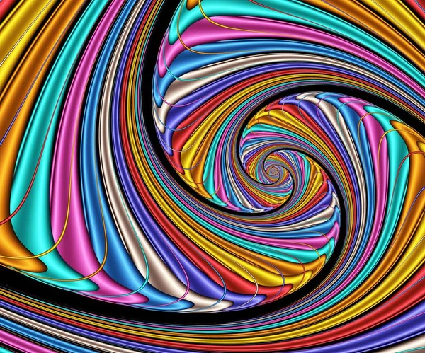Computador Gerado Arte Fractal Colorida Abstrata Para Design Criativo Arte — Fotografia de Stock
