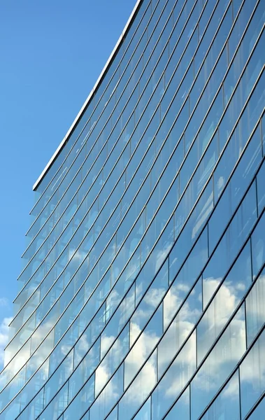 Glass facade of modern office building — Stock Photo, Image