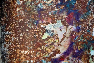 Grunge metal bir yüzeye