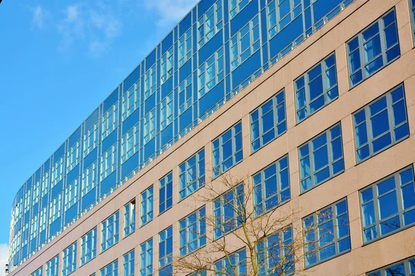 Modern ofis binasının cam cephesi