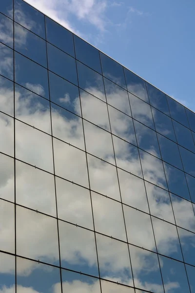 Glass facade of modern office building — Stock Photo, Image