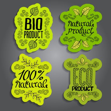 Biyoloji, çevre, doğal tasarım şablonu