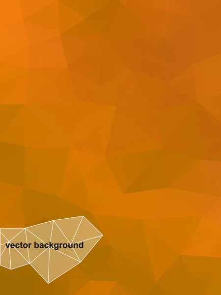 Vector polygonal background — Stock Vector