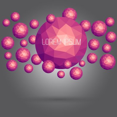 Soyut çokgen arkaplan