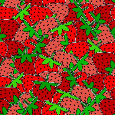 Strawberrys sorunsuz arka plan