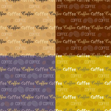 vektör kahve kökenden gelen ayarla