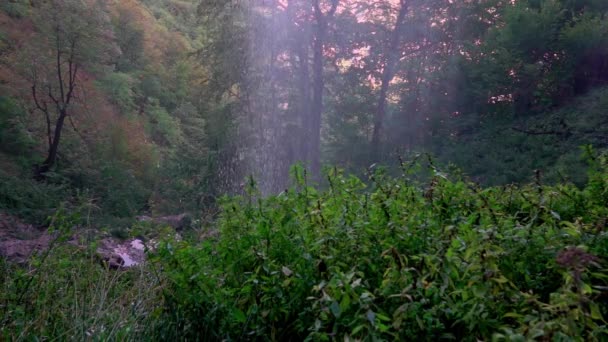 Cascade Haute Falaise Vanturatoarea Roumanie — Video