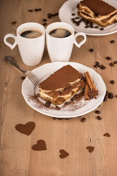 Un gâteau Tiramisu — Photo