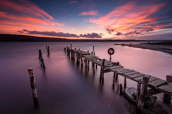 A lake sunset — Stock Photo, Image