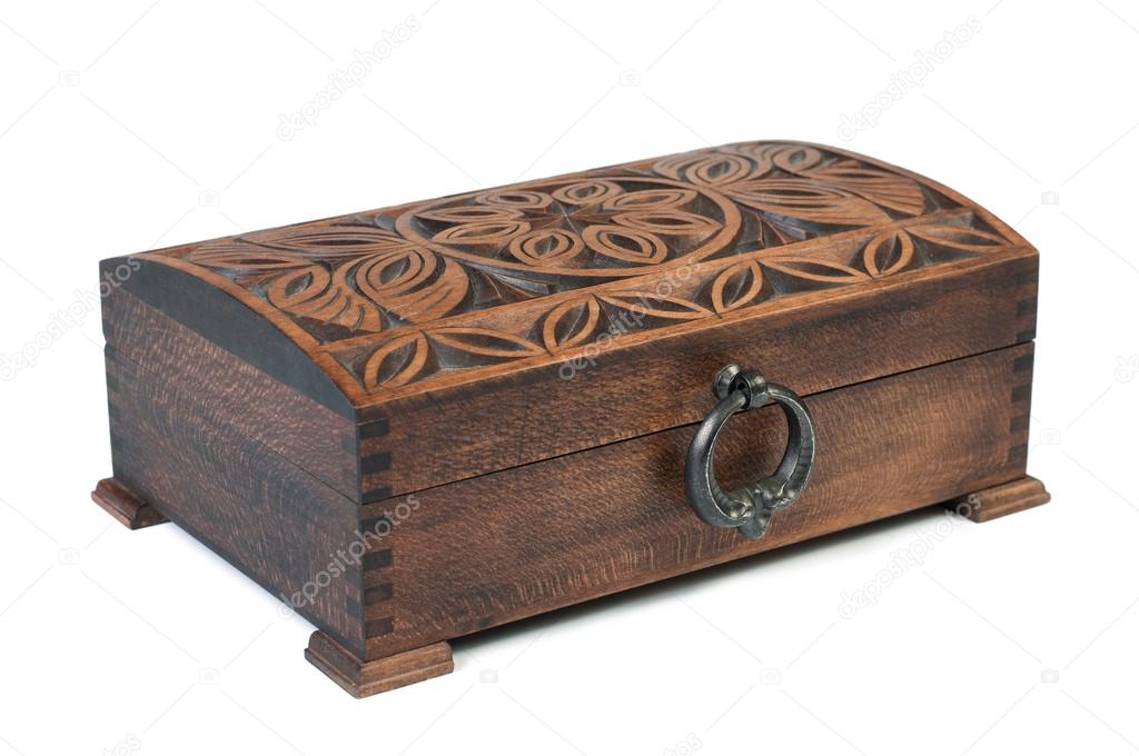 Closed wooden box