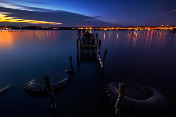 Lake sunset — Stock Photo, Image