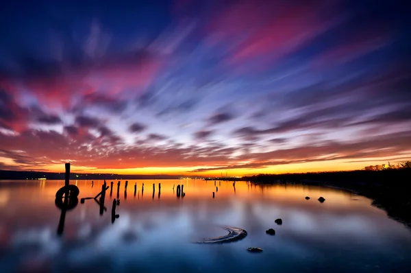 Lake sunrise — Stock Photo, Image