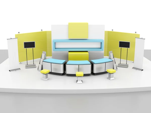 Stand design in exhibition — Stock Photo, Image