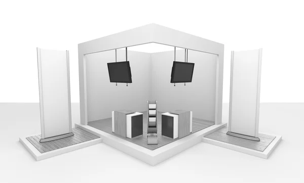 Stand design in exhibition — Stock Photo, Image