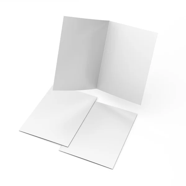 Blank brochures composition — Stock Photo, Image