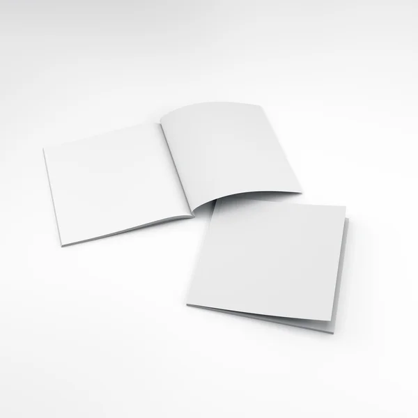 Catálogos o folletos en blanco — Foto de Stock