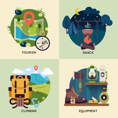 Kamp Kare Simge Seti