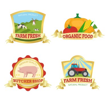 Çiftlik Gıda renkli amblem