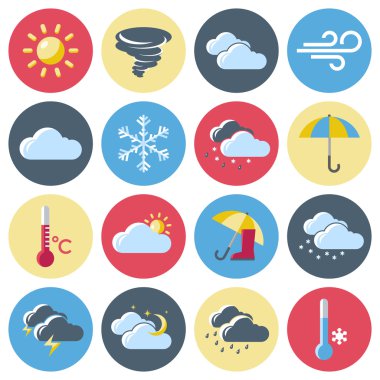 hava tahmini Icon set