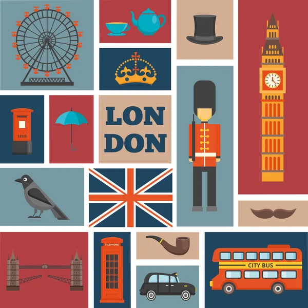 London Square Icon Set
