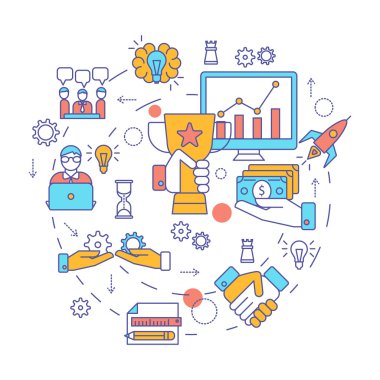 Ekip çalışması doğrusal tasarım