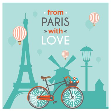 paris posta kartı