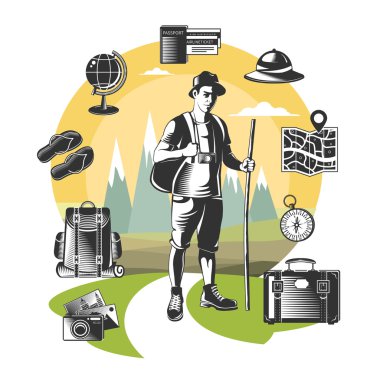 Vintage Wanderlust Element Seti
