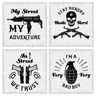 Gangster tek renkli tırnak